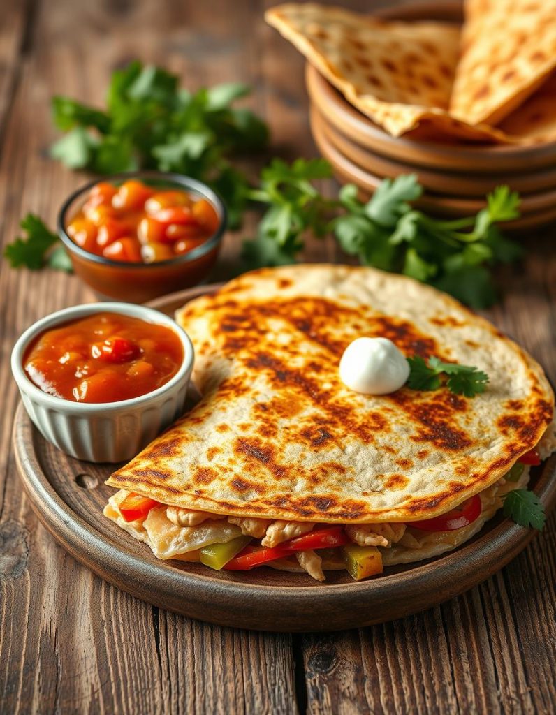 Chicken Quesadilla Nutrition Calories, Protein, and Carbs
