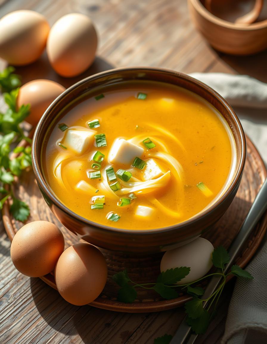 Egg Flower Soup Nutrition Calories, Protein, and Nutrients